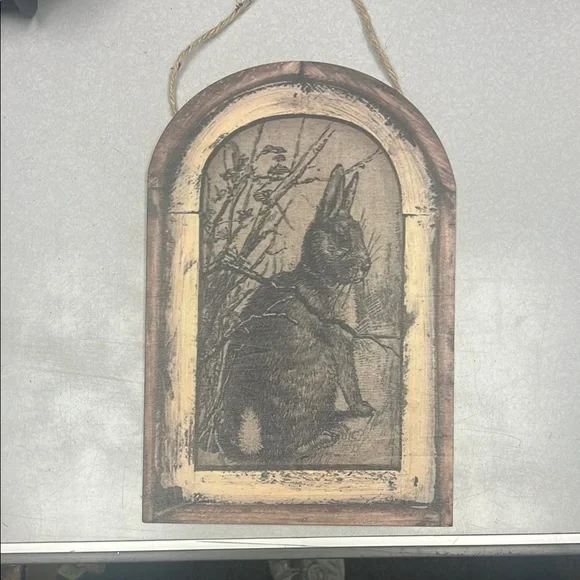 Rustic Rabbit Wall Art - Picture 2 of 4